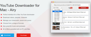 YouTube Downloader for Mac - Airy